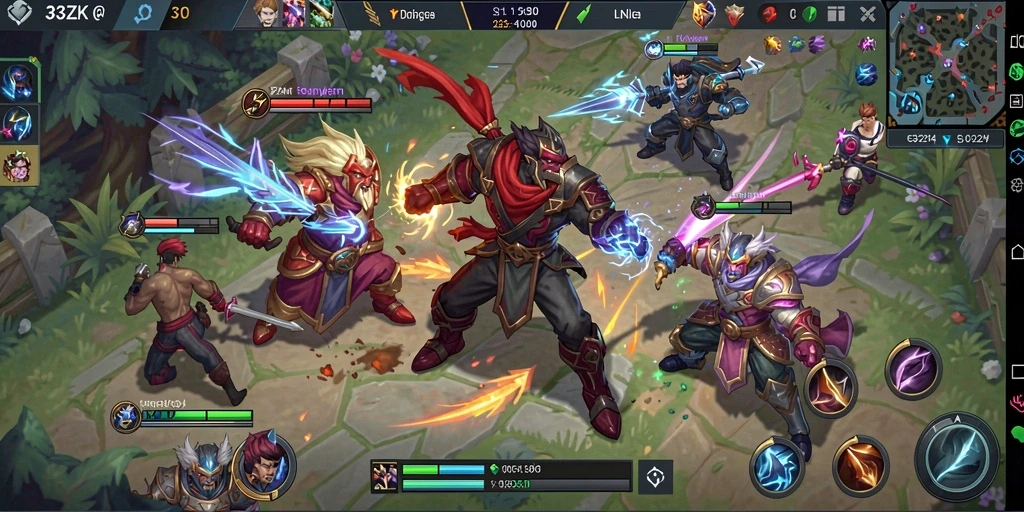 Gameplay seru dalam pertempuran 33ZK dengan strategi tim yang hebat.