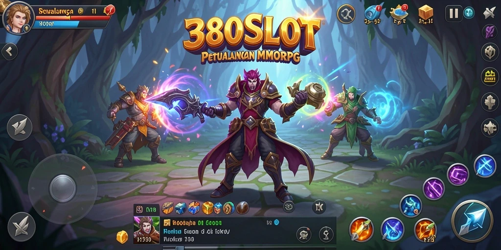 Gameplay mendebarkan di dunia MMORPG 380SLOT.
