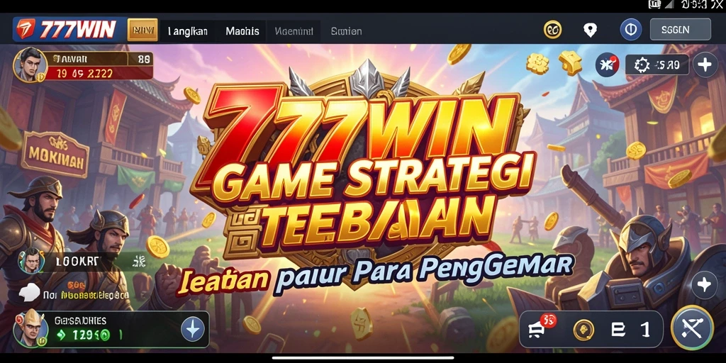 Screenshot gameplay 777WIN menampilkan pertempuran strategis yang intens.