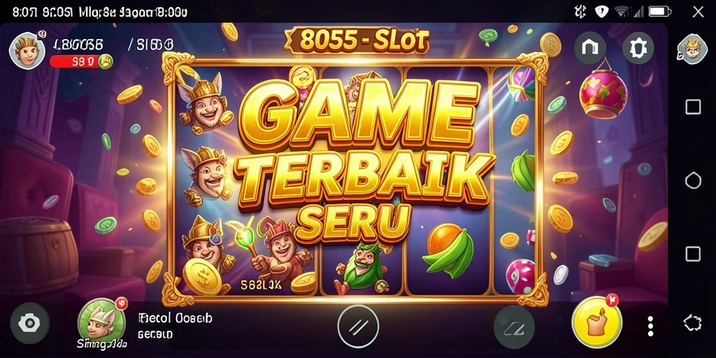 Tampilan menarik gameplay Slot 8055 dengan berbagai tema.