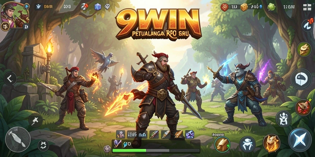 Tampilan gameplay epik dari 9WIN saat menjelajahi dunia RPG.