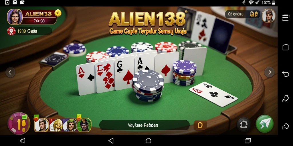 Gameplay seru Gaple dengan grafis menarik di ALIEN138.