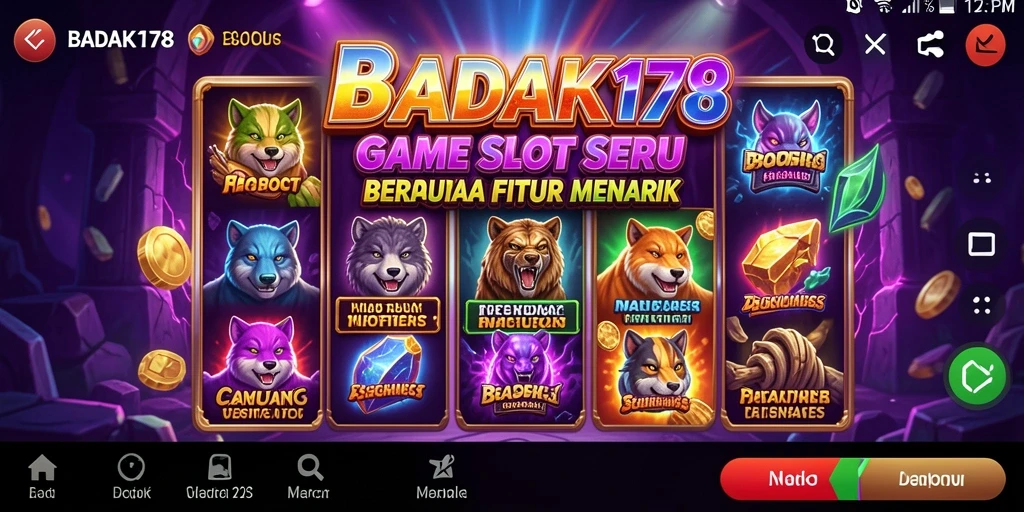 Tampilan gameplay seru dan menarik di BADAK178.