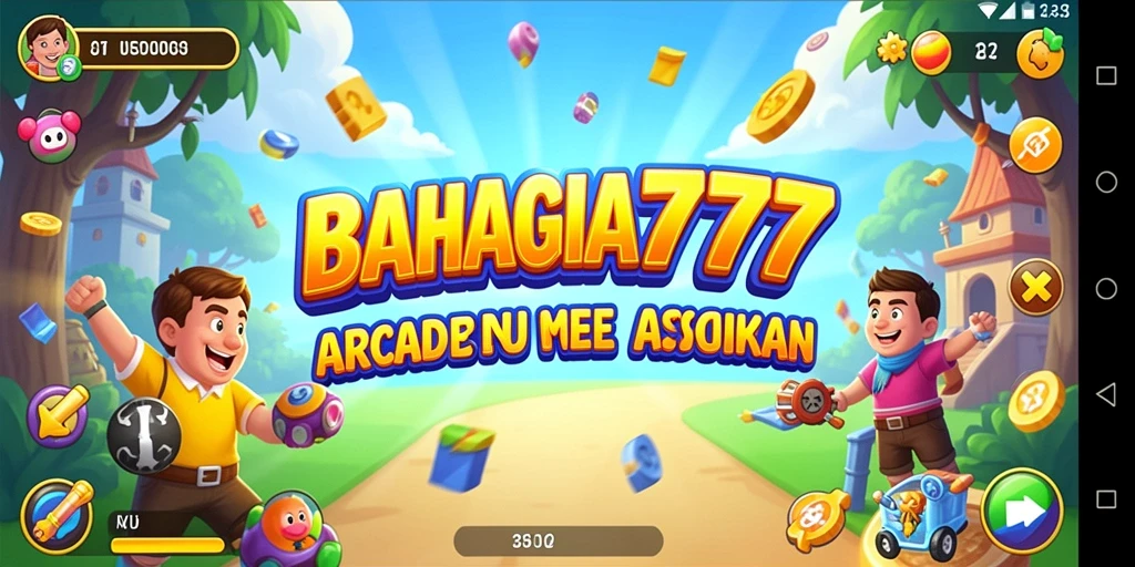 Screenshot BAHAGIA777 menampilkan aksi intens dan grafis menarik dalam gameplay Arcade.