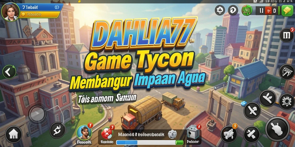 Screenshot gameplay DAHLIA77 yang menunjukkan keseruan dalam membangun bisnis Tycoon.