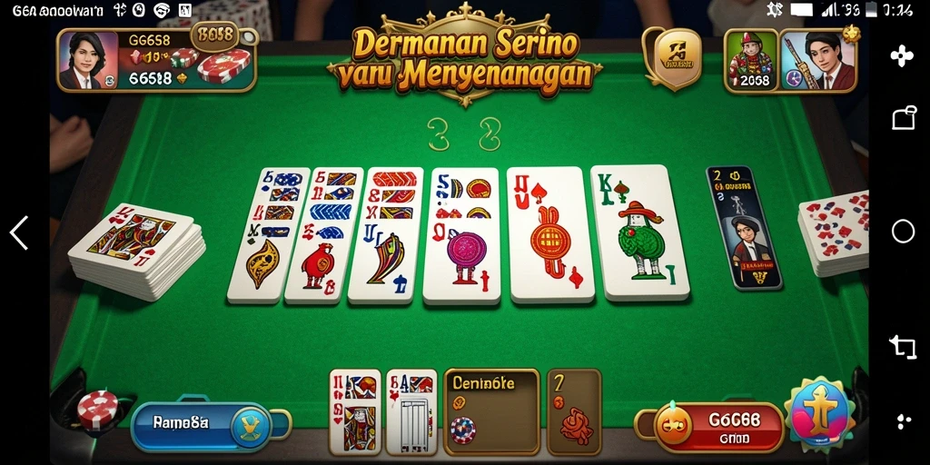 Tampilan gameplay G668 yang menarik saat permainan Domino.