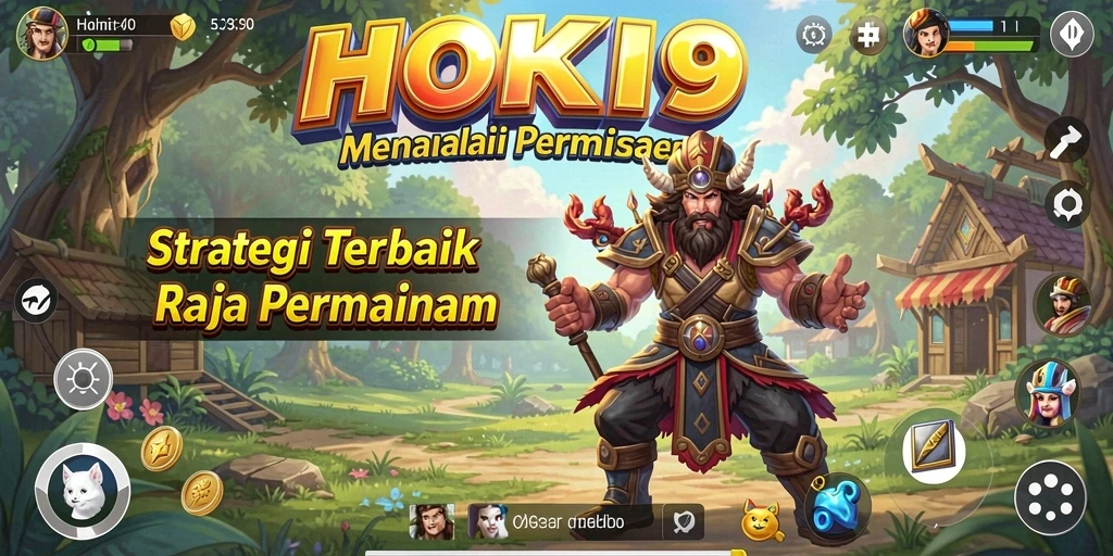 Screenshot gameplay HOKI9 menampilkan taktik cermat dalam pertempuran.