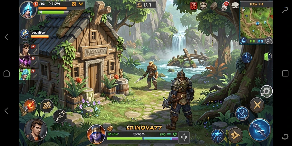 Gameplay mendebarkan dalam INOVA77 dengan grafik menakjubkan.