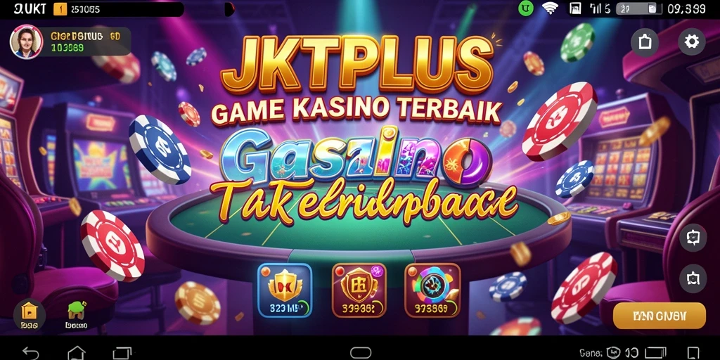 Screenshot gameplay JKTPLUS menampilkan momen seru bermain Kasino.