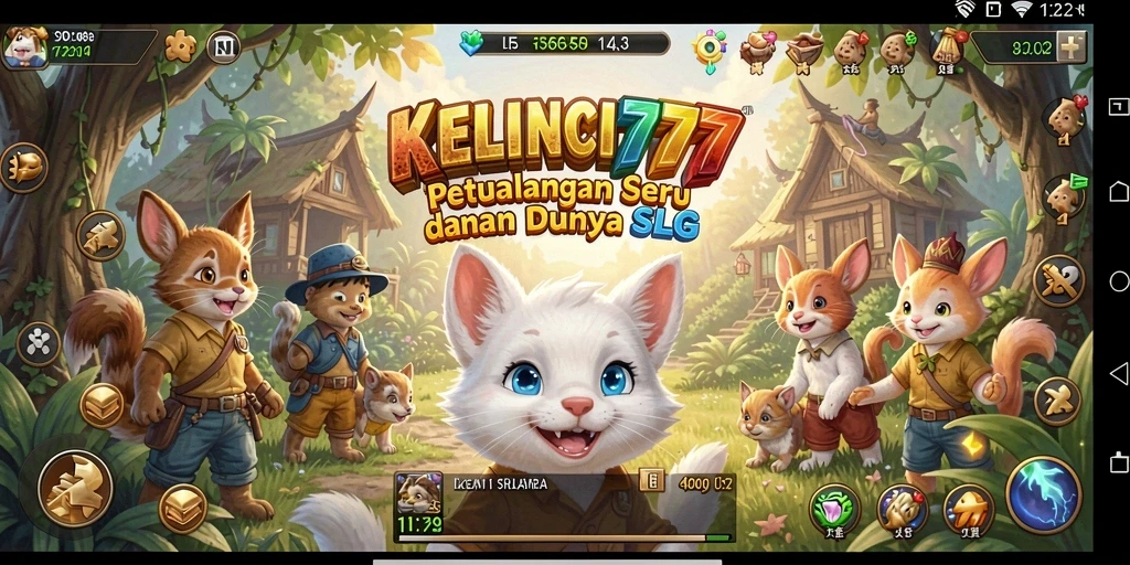 Tangkapan layar KELINCI777 menampilkan momen seru dalam pertempuran strategi.