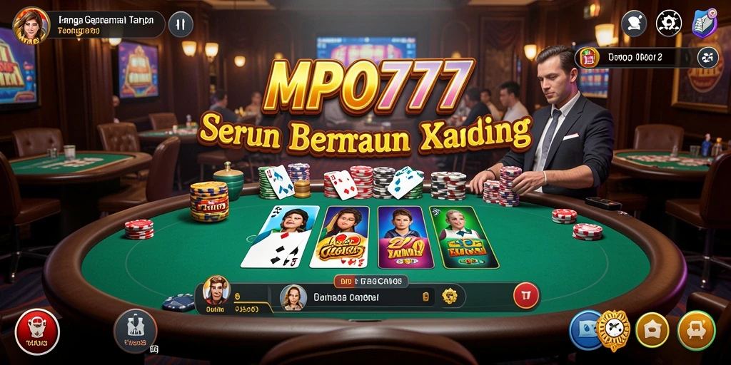 Tampilan menarik dari gameplay seru di MPO777, aplikasi Kasino terfavorit.