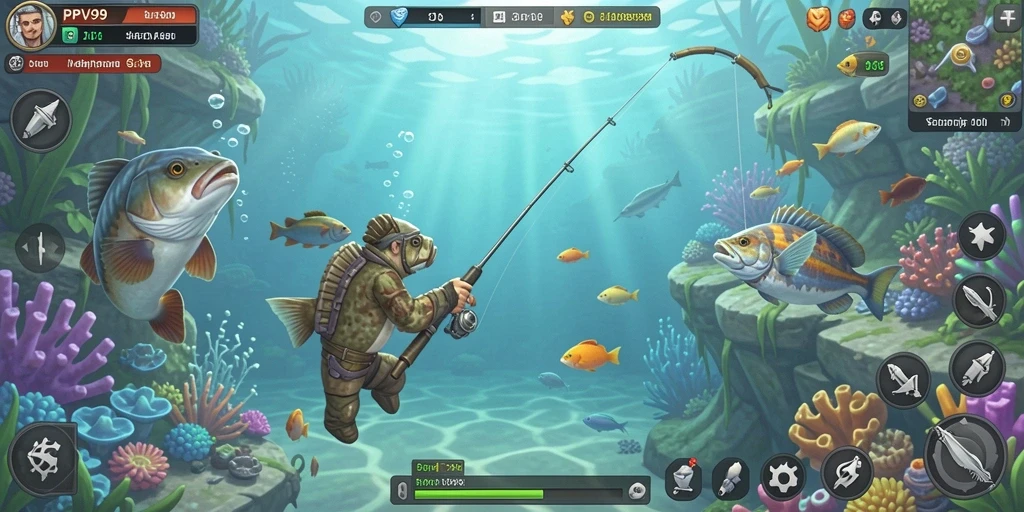 Gameplay seru memancing di PPV99 dengan beragam ikan dan lokasi.