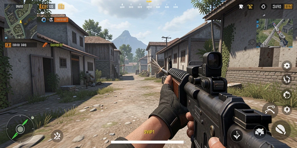 Screenshot gameplay <strong>SVIP1</strong> menampilkan pertempuran intens dan grafis yang memukau.