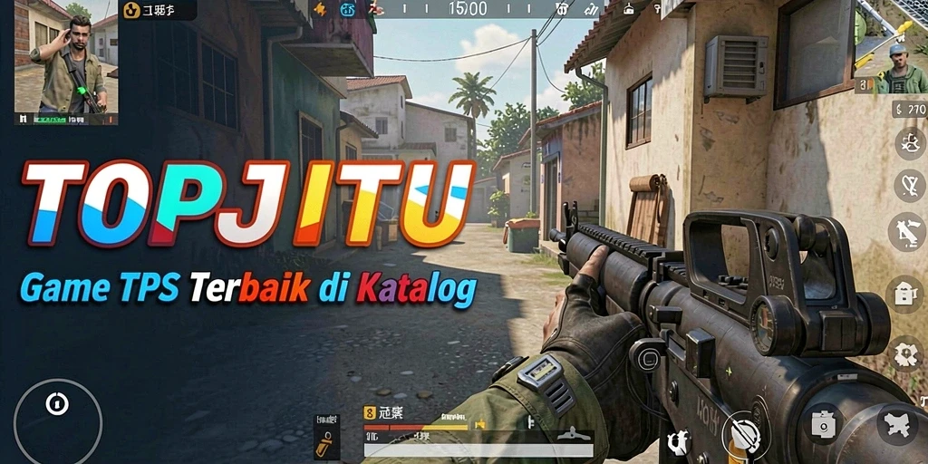 Screenshot memperlihatkan gameplay TPS yang intens dan seru.