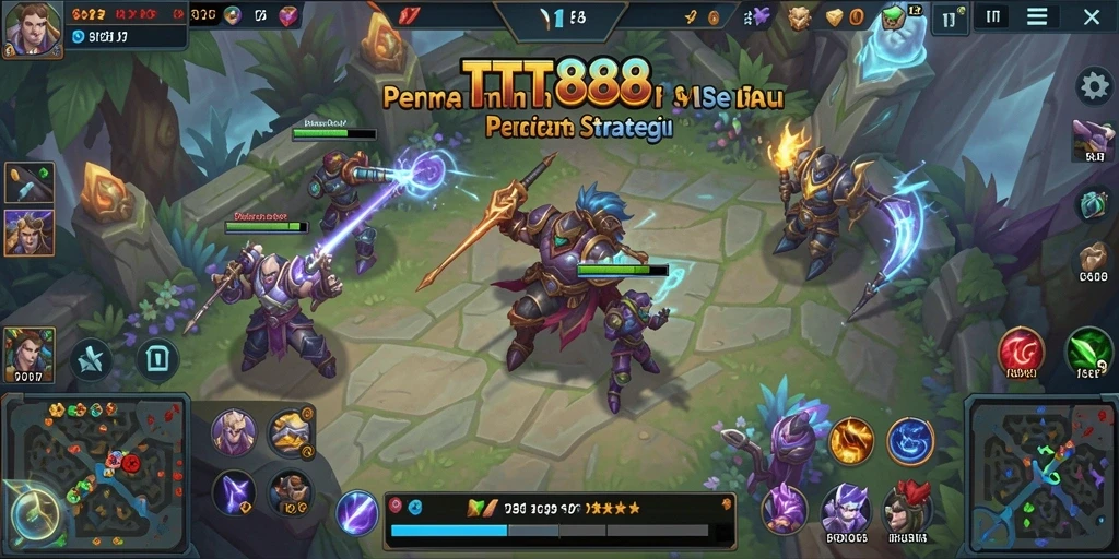Tampilan menarik dengan pertempuran epik dalam TTT888.